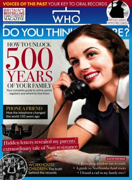 Who Do You Think You Are – March 2026 Cover