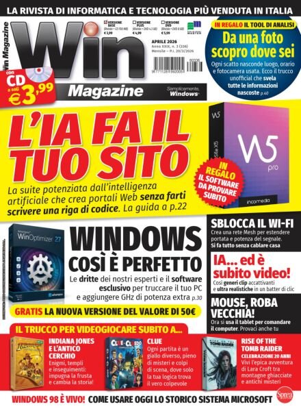 Win Magazine – Aprile 2026 Cover