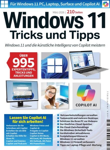 Windows 11 Tricks Tipps und Guides – Marz 2026 Cover
