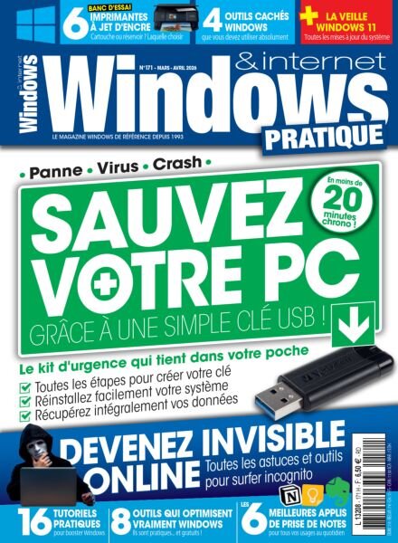 Windows & Internet Pratique – Mars-Avril 2026 Cover