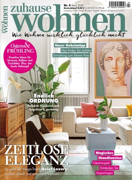 Zuhause Wohnen – April 2026 Cover
