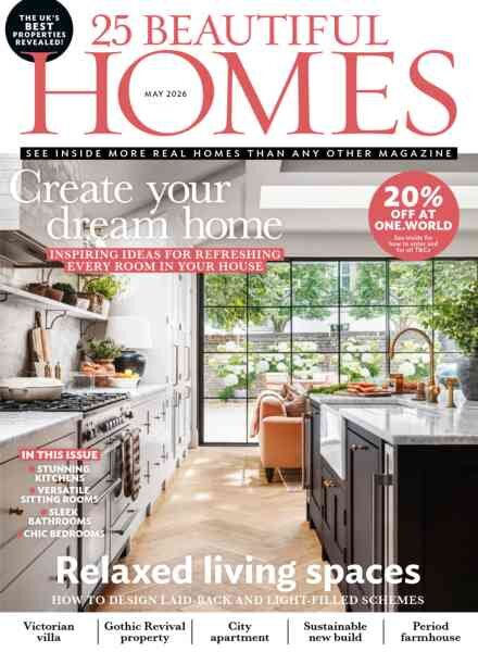 25 Beautiful Homes – May 2026 Cover