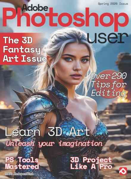 Adobe Photoshop User – March 2026 Cover