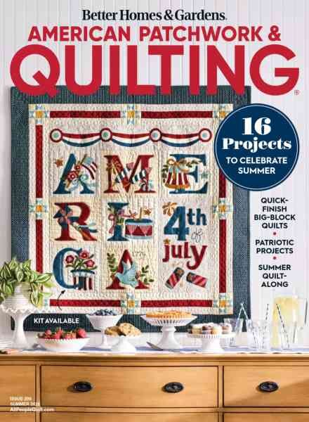 American Patchwork & Quilting – Summer 2026 Cover