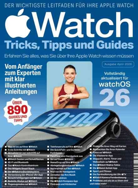 Apple Watch Tricks Tipps und Guides – April 2026 Cover
