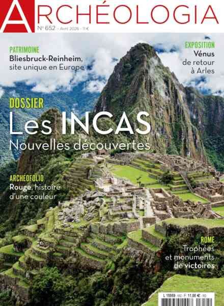 Archeologia – Avril 2026 Cover