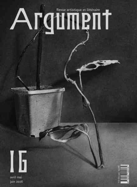 Argument – Avril-Mai-Juin 2026 Cover