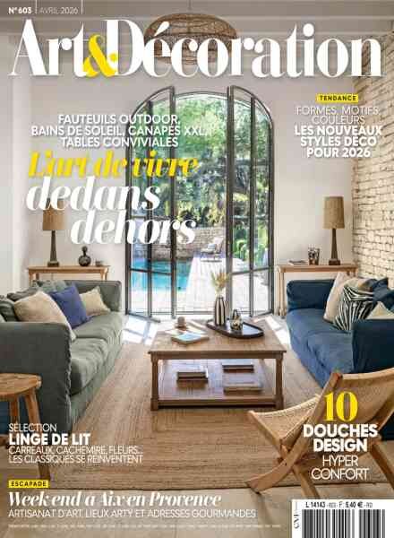 Art & Decoration – Avril 2026 Cover