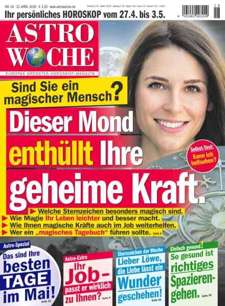 Astrowoche – 22 April 2026 Cover