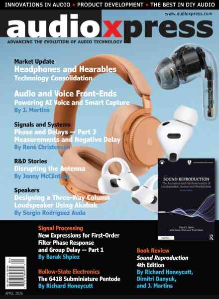 audioXpress – April 2026 Cover