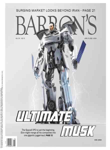 Barron’s – April 13 2026 Cover
