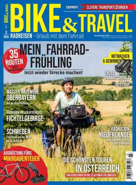 Bike&Travel Magazin – Mai-Juni 2026 Cover
