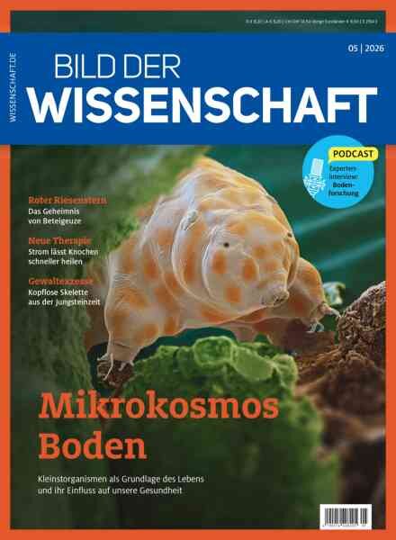 Bild der Wissenschaft – Mai 2026 Cover