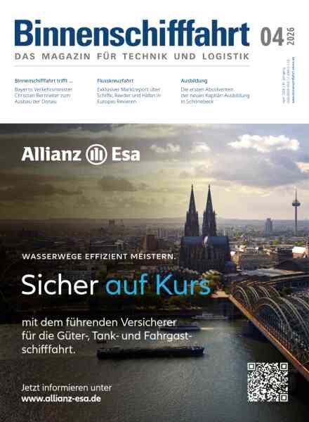 Binnenschifffahrt – April 2026 Cover