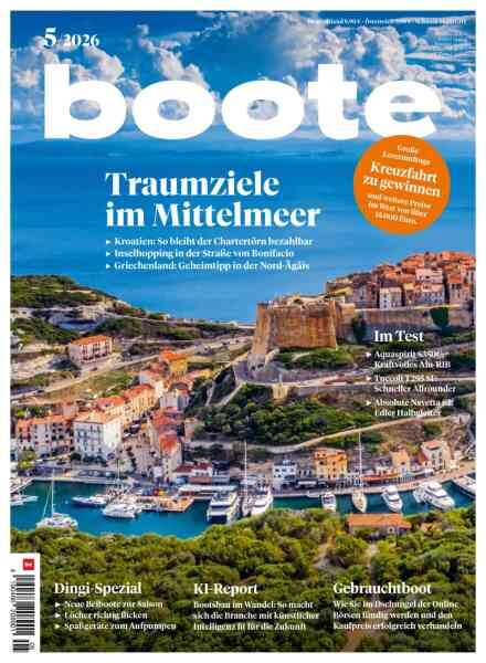 Boote – Mai 2026 Cover
