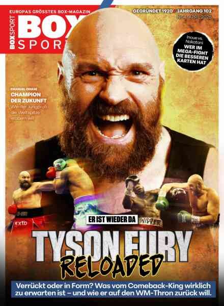 BoxSport – April 2026 Cover