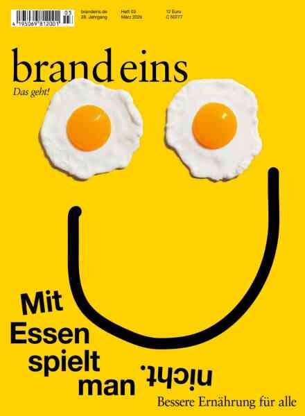 Brand Eins – Marz 2026 Cover