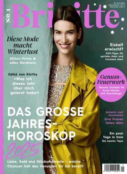 Brigitte Magazin – Nr 1 2025 Cover
