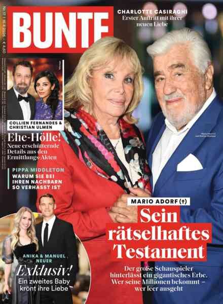 Bunte – 16 April 2026 Cover