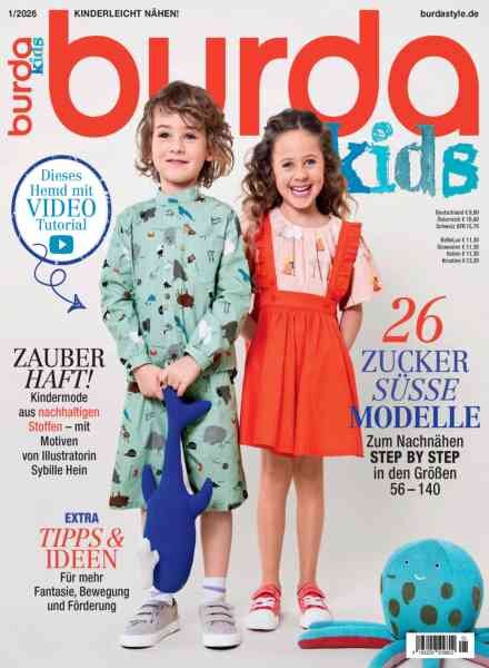 Burda Kids Germany – Marz 2026 Cover