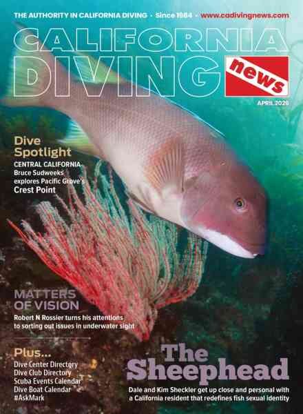 California Diving News – April 2026 Cover