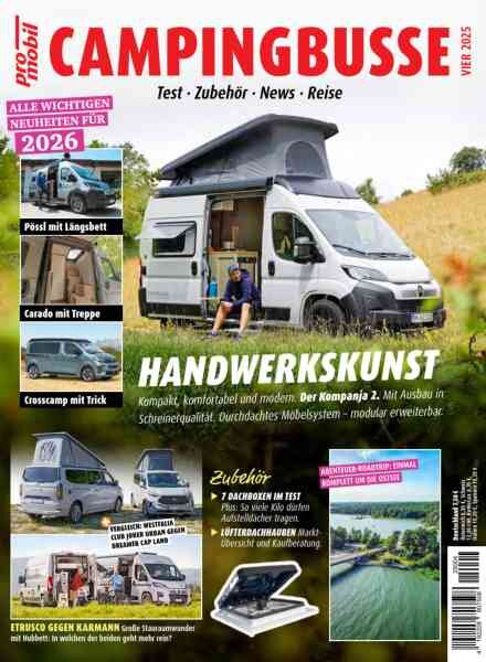 Campingbusse Magazin – Vier 2025 Cover