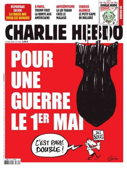 Charlie Hebdo – 15 Avril 2026 Cover
