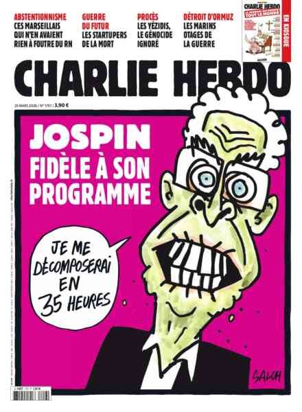 Charlie Hebdo – 25 Mars 2026 Cover