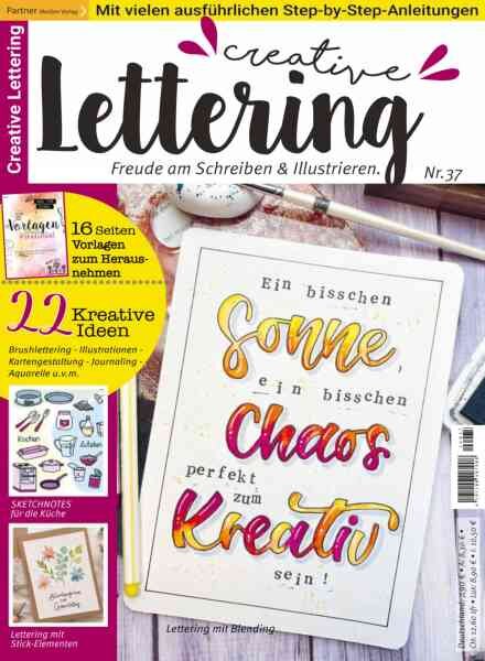 Creative Lettering – April 2026 Cover