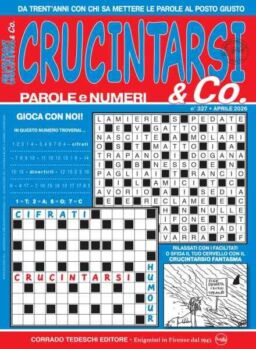 Crucintarsi & Co – Aprile 2026