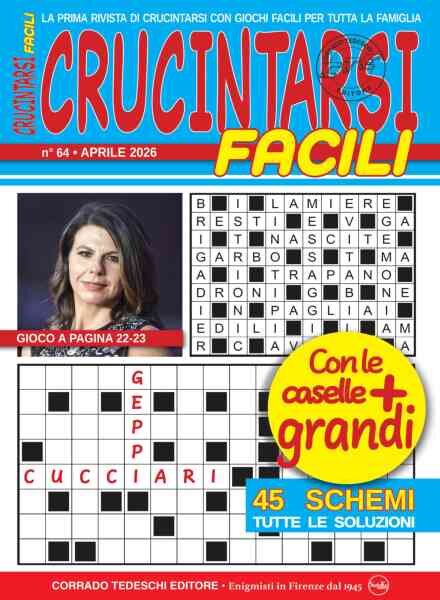 Crucintarsi Facili – Aprile 2026 Cover