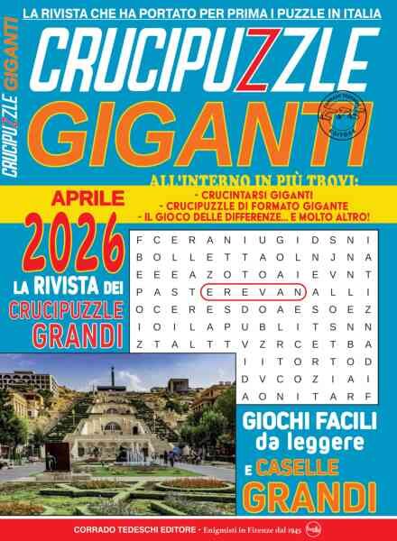 Crucipuzzle Giganti – Aprile 2026 Cover