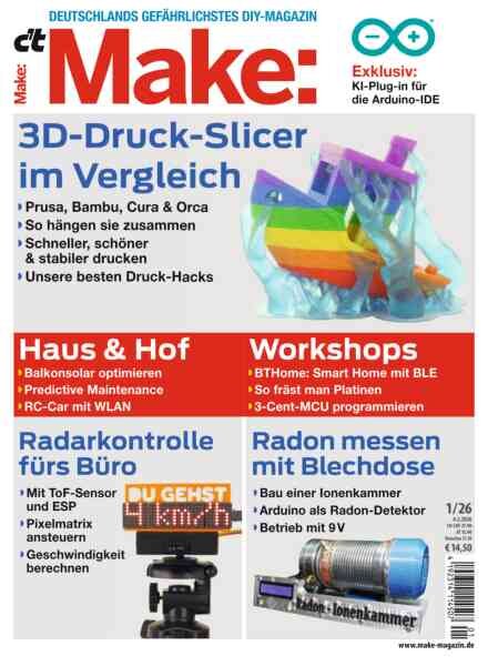 c’t Make Magazin – Nr 1 2026 Cover