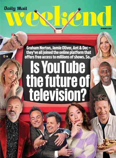 Daily Mail Weekend Magazine – 28 March 2026 Cover