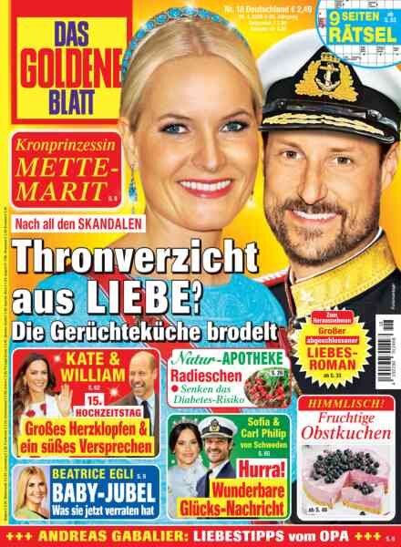 Das Goldene Blatt – 25 April 2026 Cover