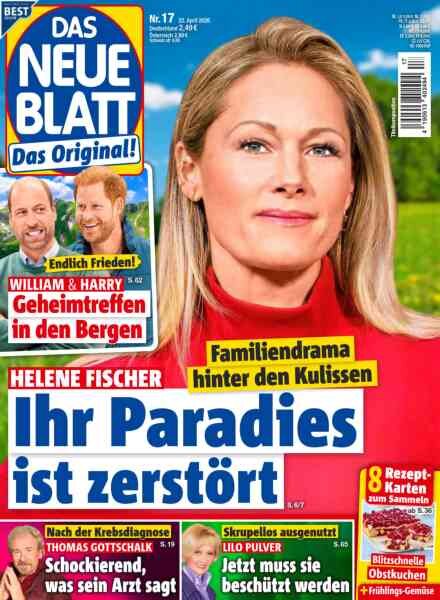 Das Neue Blatt – 22 April 2026 Cover