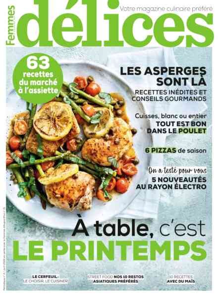 Delices de Femmes d’Aujourd’hui – Avril 2026 Cover