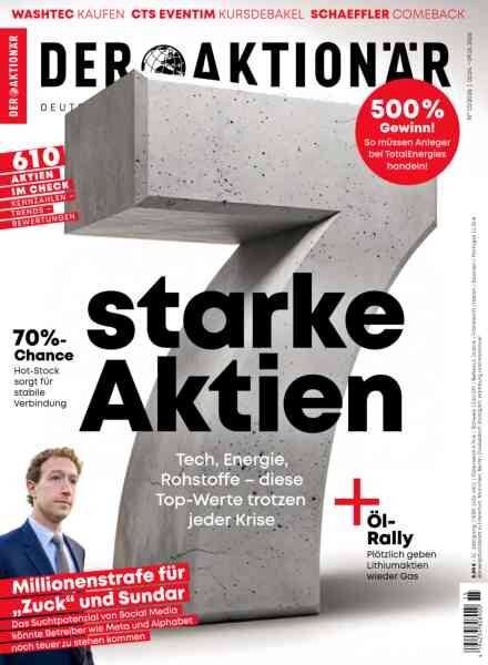 Der Aktionar – 02 April 2026 Cover