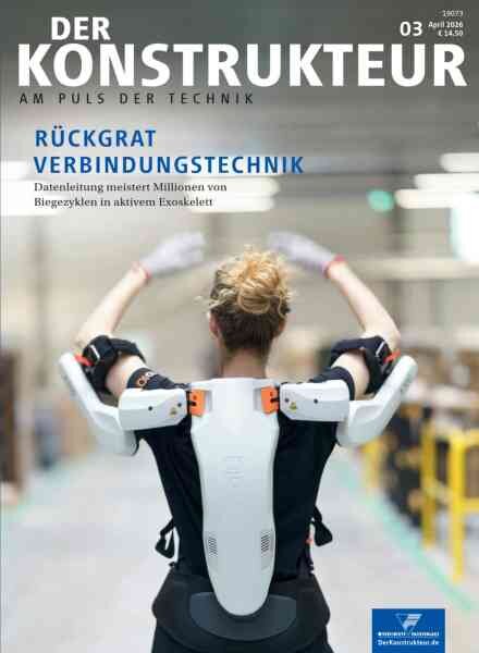 Der Konstrukteur – April 2026 Cover