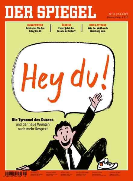 Der Spiegel – 2 April 2026 Cover