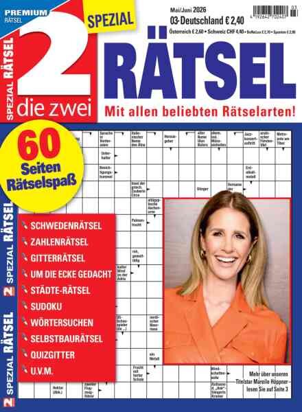 Die 2 Spezial Ratsel – Mai-Juni 2026 Cover