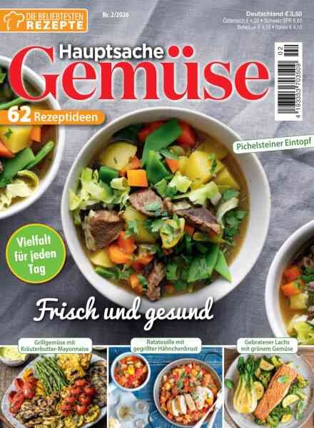 Die beliebtesten Rezepte – 11 April 2026 Cover