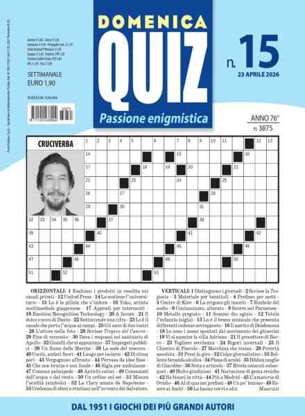 Domenica Quiz – 23 Aprile 2026 Cover