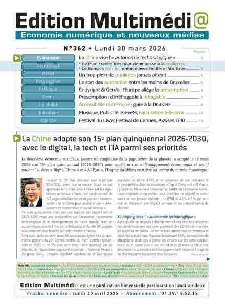 Edition Multimedia – 30 Mars 2026 Cover