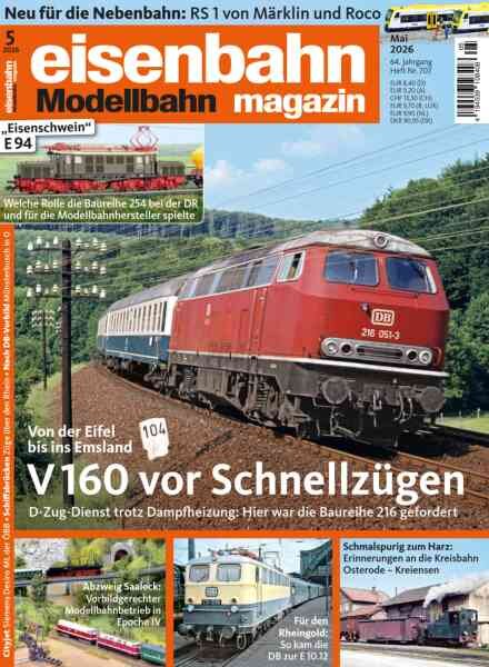 Eisenbahn Magazin – Mai 2026 Cover
