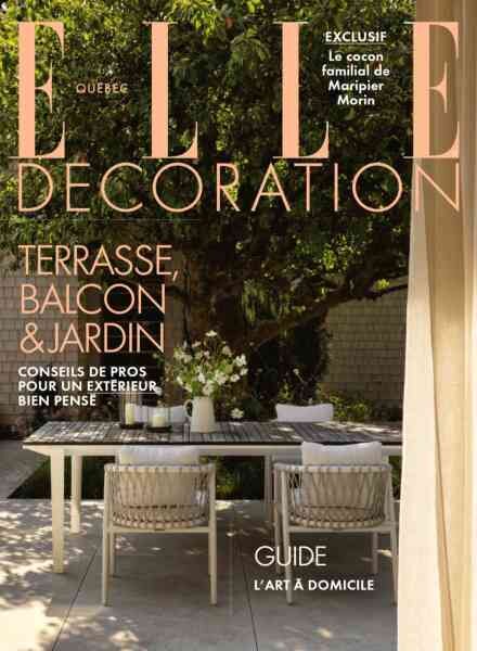 Elle Decoration Quebec – Printemps-ete 2026 Cover
