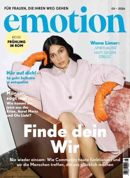Emotion Germany – Mai 2026 Cover