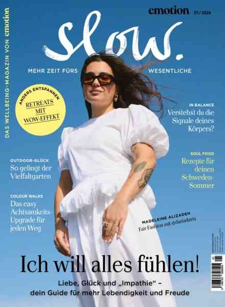 Emotion Slow – Ausgabe 1 2026 Cover