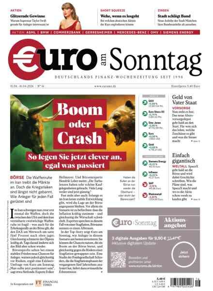 Euro am Sonntag – 10 April 2026 Cover