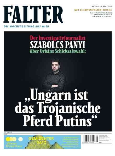 Falter Magazin – 08 April 2026 Cover